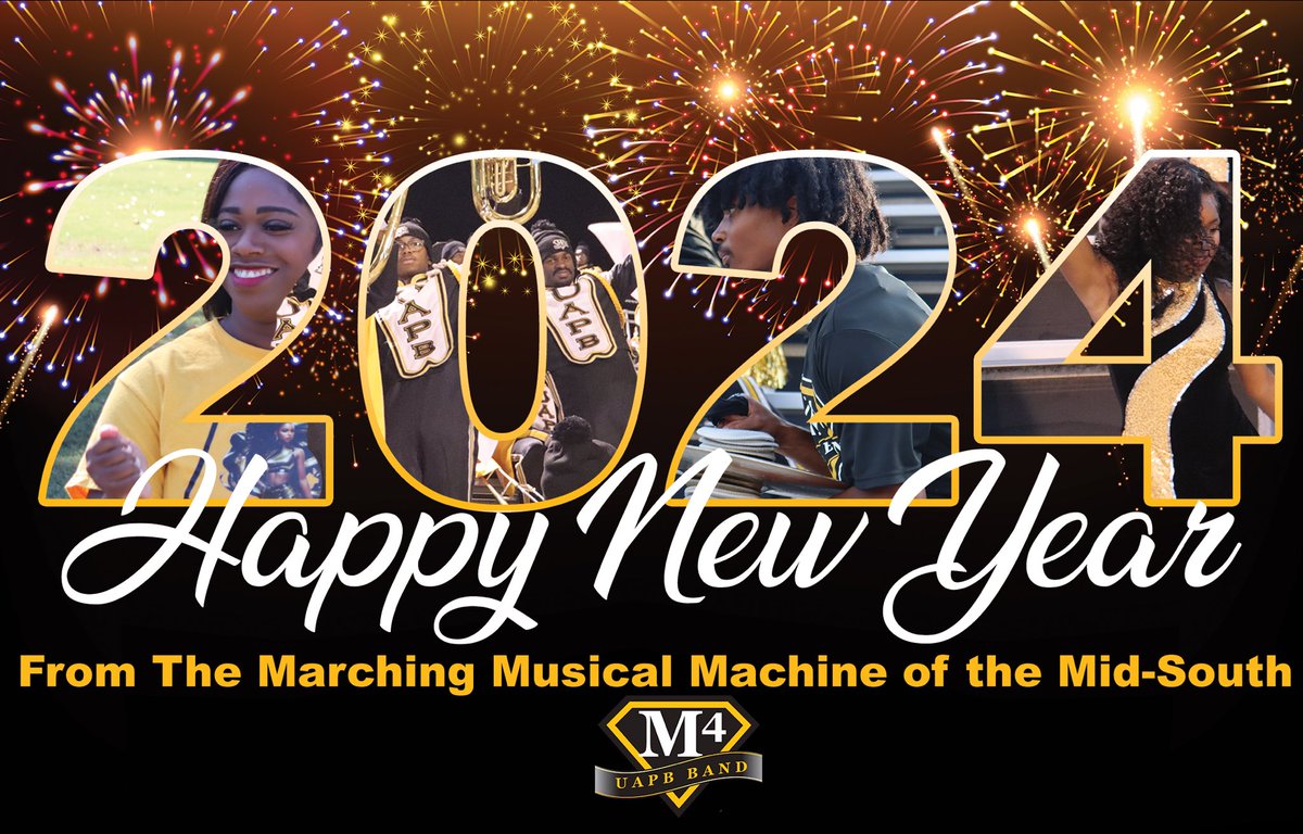 UAPBM4's tweet image. Happy New Year from M4! 
#UAPBBand #UAPB #M4 #M4Life
