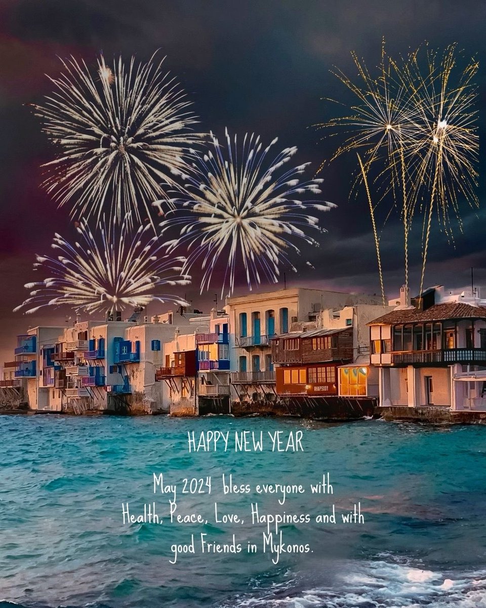 PostCardMeMykon's tweet photo. HAPPY NEW YEAR! https://t.co/KBf1kFNJoo