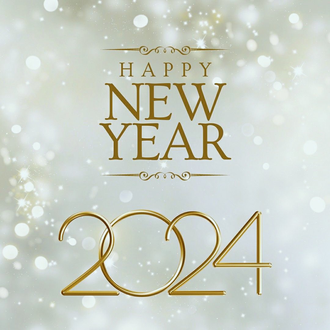 Wishing everyone a Happy New Year! We know 2024 is going to be a phenomenal year!