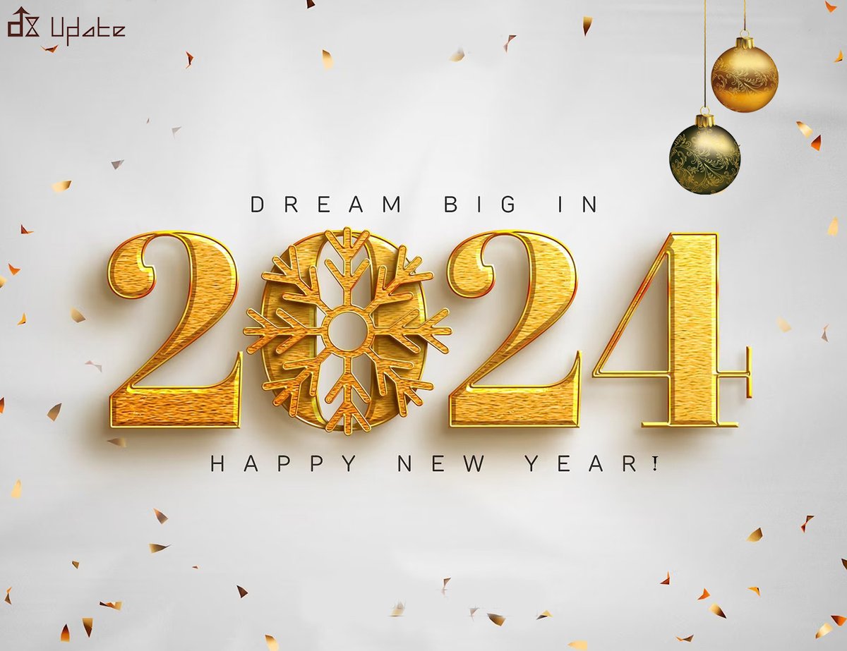 UPDATETechnolo4's tweet photo. May the NEW YEAR 2⃣0⃣2⃣4⃣, bless us all with Health, Prosperity and Happiness
#𝓗𝓐𝓟𝓟𝓨𝓝𝓔𝓦𝓨𝓔𝓐𝓡

🅵🅾🅻🅻🅾🆆 🆄🆂:

❤️𝓛𝓲-> https://t.co/KtCEBGV1v9
💚𝓕B -> https://t.co/Rkk9amxGw0

#NewYear2024 #NewBeginnings #Opportunities #UpdateTechnologies #2024Goals #Resolutions https://t.co/VajrnZxEMZ