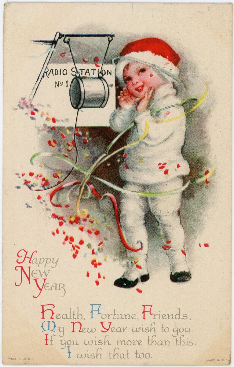 Thanks for following here in 2023 + joining in our old broadcasting tales. Plenty more in 2024.
More podcasts (Savoy Hill! The first Women's Hour!), centenaries (The pips! Cello &amp; Nightingale!), live shows (paulkerensa.com/tour) + hopefully a book.
HNY - Here's a 1924 oddity: