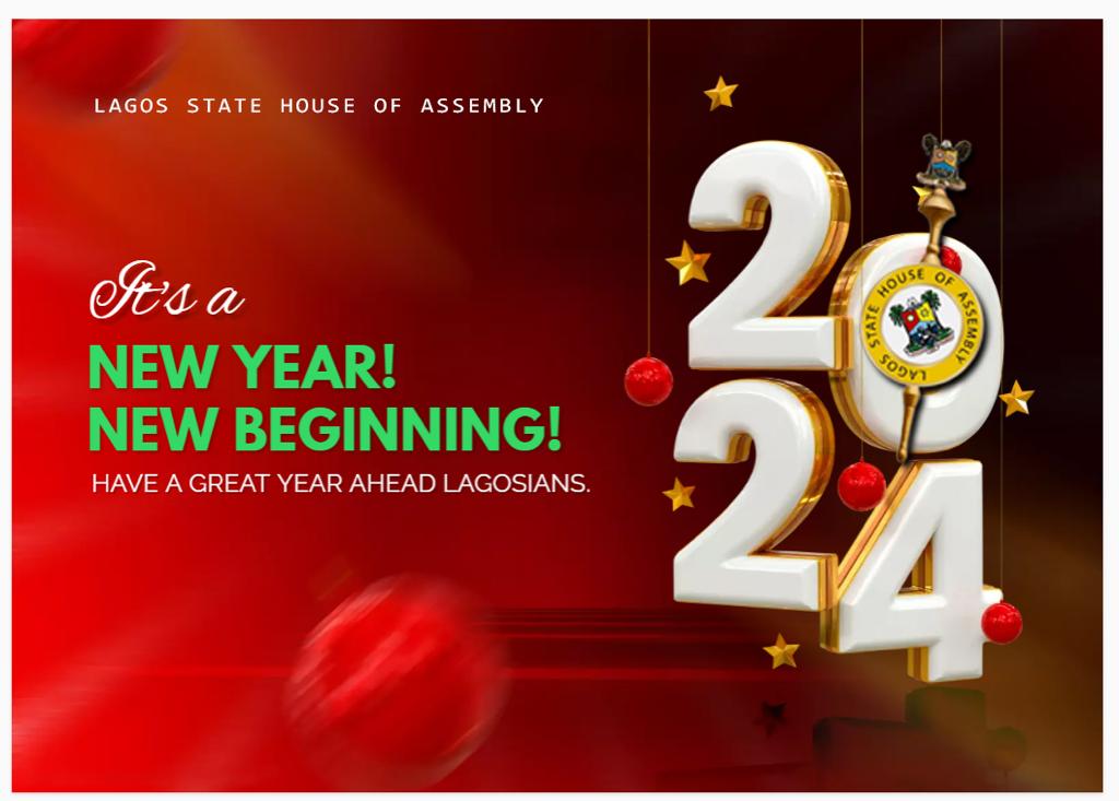 Mudashiru A. Obasa (@mudashiru_obasa) on Twitter photo Happy New Year Lagosians!
Let's embrace unity, love, and perseverance. Let us stay committed to progress, development, and national peace in this new prosperous year.
Let us begin Year 2024 with fresh hopes and optimism.
#RenewedHope
<a href="/lshaofficial/">LagosHouseOfAssembly</a> <a href="/followlasg/">The Lagos State Govt</a> Happy New Year Lagosians!
Let's embrace unity, love, and perseverance. Let us stay committed to progress, development, and national peace in this new prosperous year.
Let us begin Year 2024 with fresh hopes and optimism.
#RenewedHope
<a href="/lshaofficial/">LagosHouseOfAssembly</a> <a href="/followlasg/">The Lagos State Govt</a>