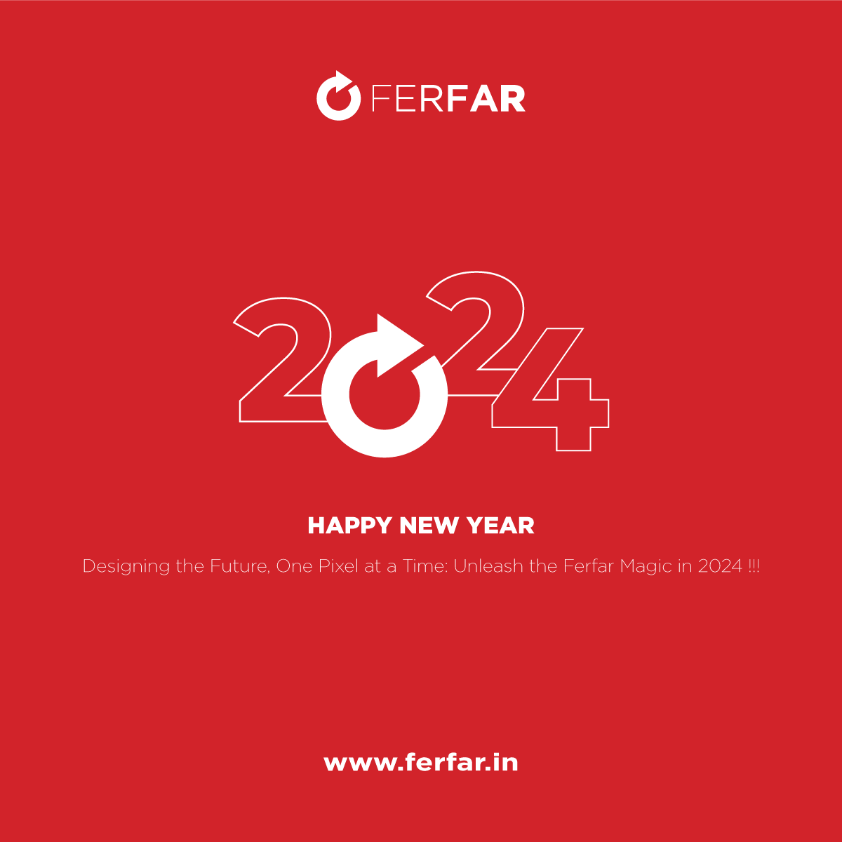 ferfardesign's tweet photo. Embark on a Design Odyssey with #Ferfar in 2024!

May the canvas of the New Year be adorned with endless creativity, innovative strokes, and the spirit of design excellence.

Happy New Year from Ferfar Design LLP – where every pixel tells a story!

#Designing2024 #HappyNewYear https://t.co/fyCoDk8BaY