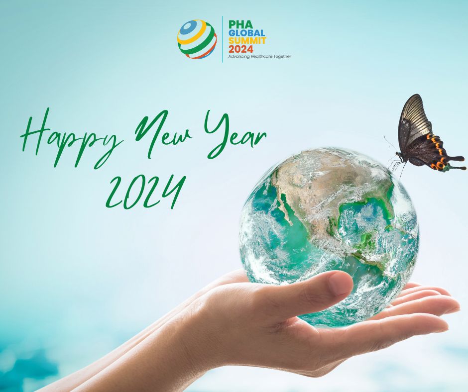 PHAGlobalSummit's tweet photo. Fluttering into the New Year with hope, growth, and the promise of positive change. May your 2024 be as beautiful and transformative as a butterfly's journey.
#HappyNewYear2024 
#PHAGlobalSummit
#PlanetaryHealthAcademia https://t.co/2cbYwh54vF