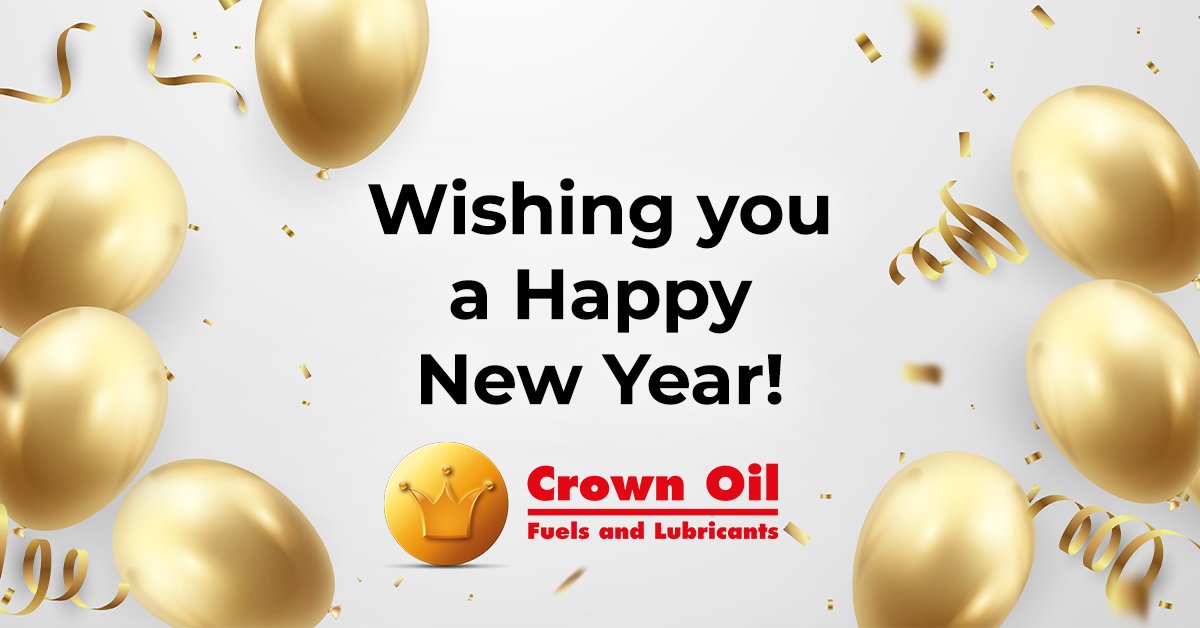 Have a Happy New Year, from all the Crown Oil team! 🎉🥂