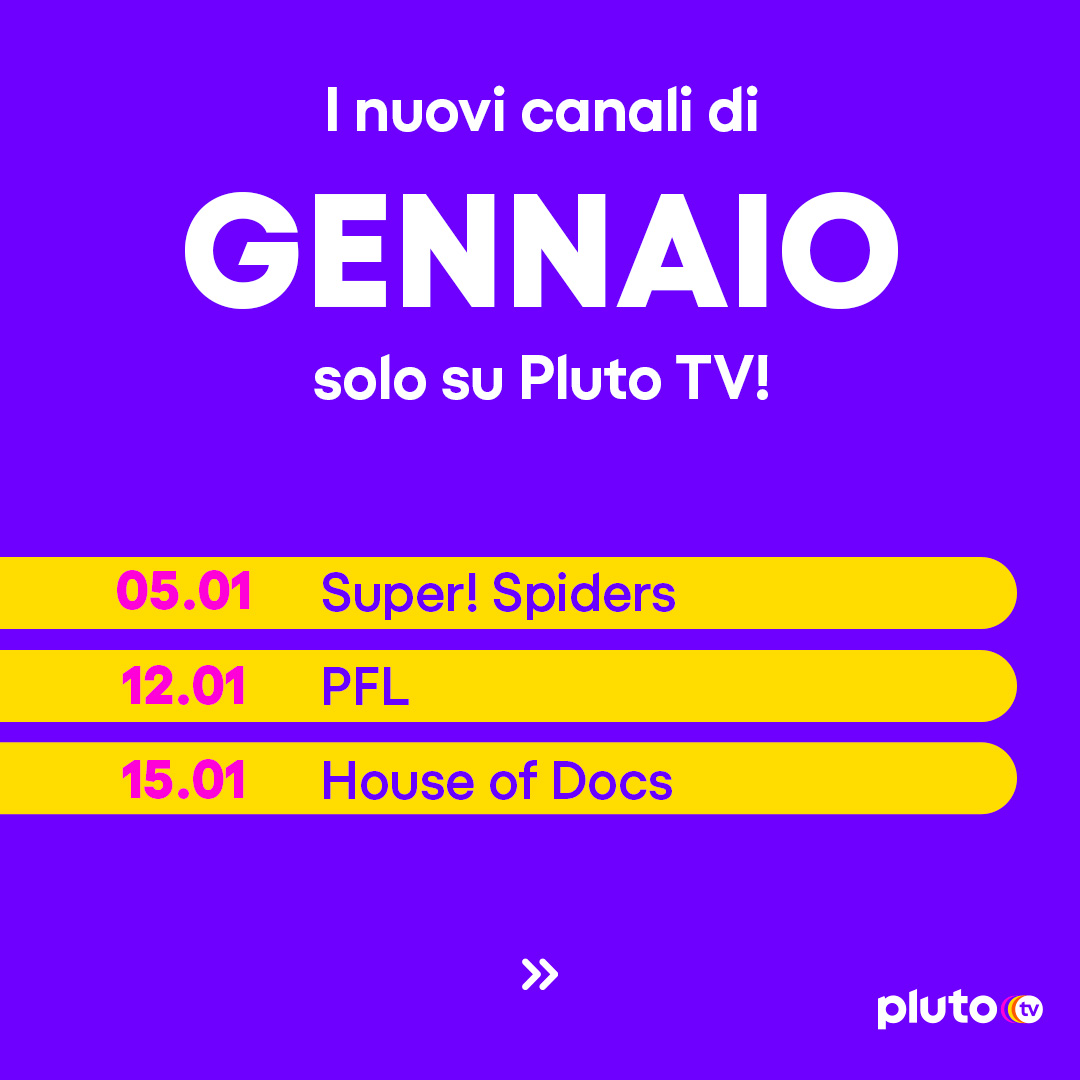 Pluto TV Italia tweet media