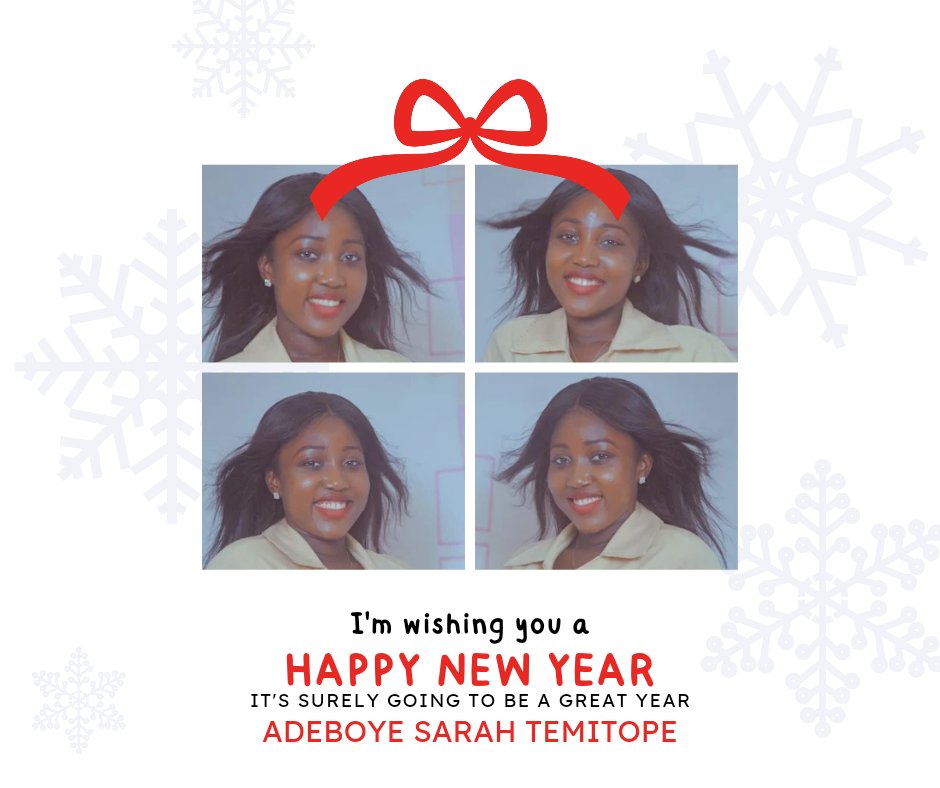 adeboyesarah's tweet photo. Happy New Year To You 🥂

This year shall bring lots of new opportunities, blessings, success stories and achievements to you and your family

Amen!

#adeboyesarahtemitope
#happynewyear
#happynewyear2024
#procastaagency
#smiles😊 #AbujaTwitterCommunity a https://t.co/Dio2h6ljqq