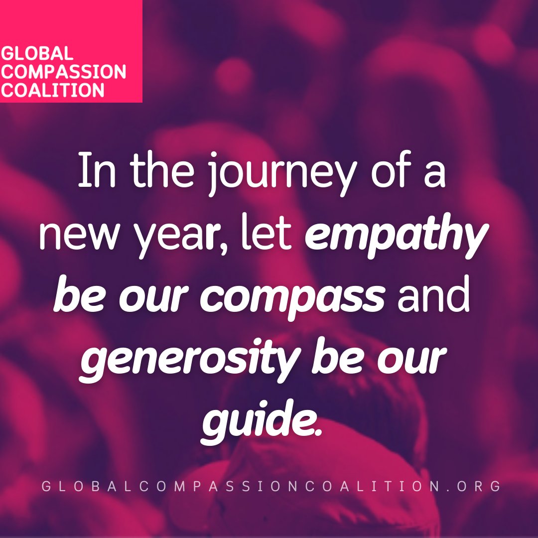 Together, we can navigate towards a world filled with compassion and understanding. From all of us at the GCC, we wish you a happy, healthy, and compassion filled 2024!