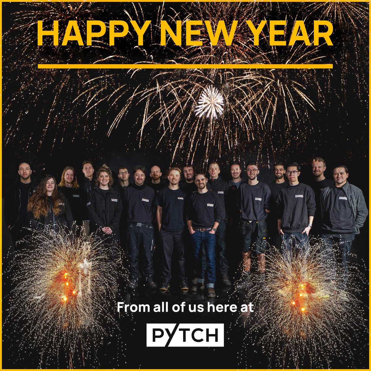 🎆 HAPPY NEW YEAR 🎇

From all of us here at PYTCH, we wish you all a Happy New Year! We had a brilliant 2023 and we can't wait to see what we get up to again in 2024! All the best from the PYTCH Team!

#eventproduction #eventsbristol #bristol #newyear