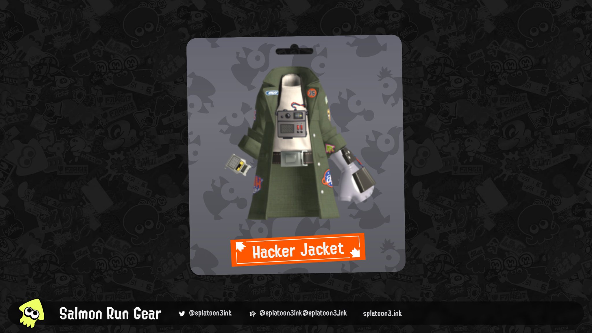 スプラトゥーン3 ジャケット SALMON RUN Splatoon 3 S Jacket SALMON RUN Splatoon 3 Nintendo TOKYO Limited New Size