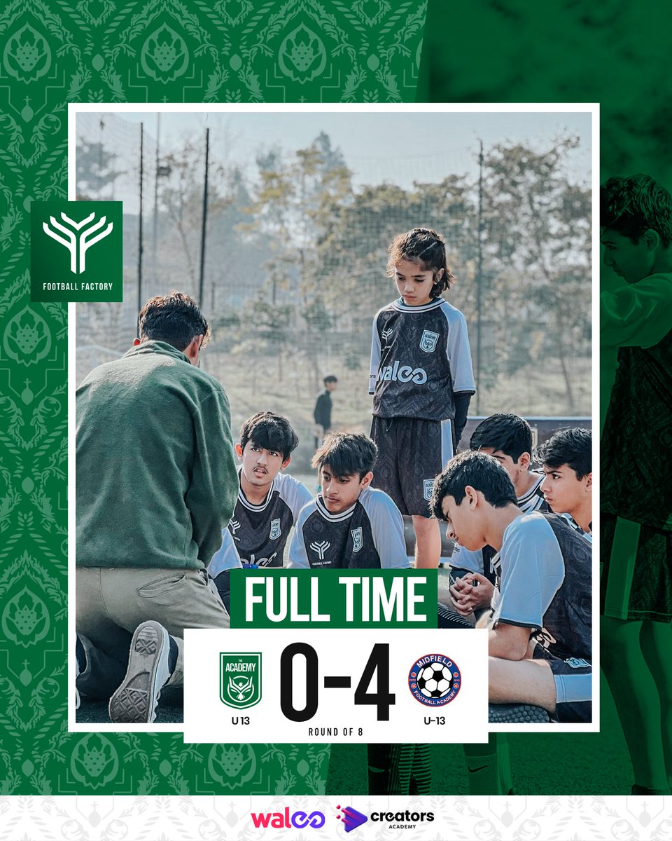 faizan_sameer91's tweet photo. U-13 boys took the competitive stage for the first time reaching quarterfinals of the tournament and we are super proud of their performances. 

@Ftblfactorypk https://t.co/VTIrkvX6S1
