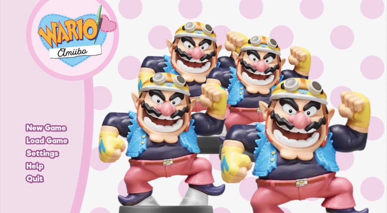 Wario Amiibo In Precarious Situations on X