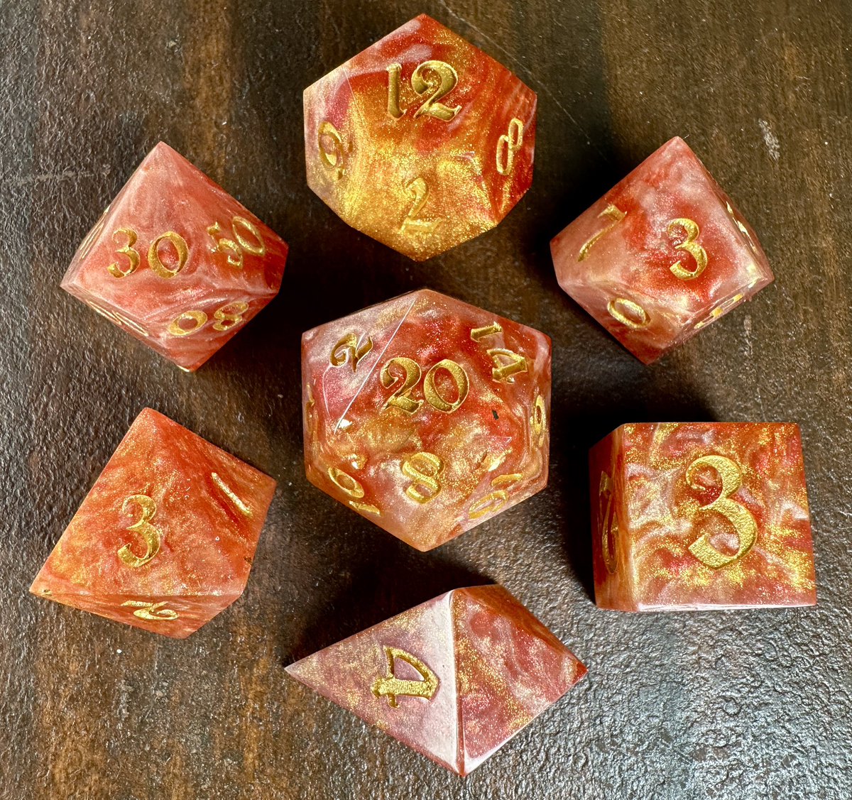 CarleySteichen's tweet photo. ✨New Year✨New Dice Giveaway!✨

These are an Elegant Fireball set of dice awarded to one lucky winner.

Giveaway ends 1/7/24 at 1159pm PST

How to enter:
🔥Follow me
🔥Like &amp; Retweet this post
🔥Extra Entry: Comment a goal for 2024 (small or big)

#dice #dicegiveaway #ttrpg https://t.co/c87gXABd0V