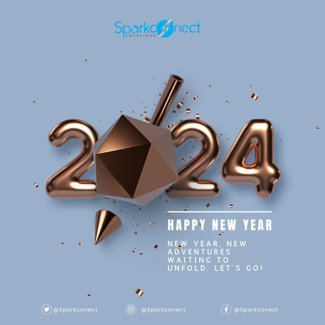 Sparkconect's tweet photo. New year, new adventures waiting to unfold. Let’s go! 
 #happynewyear #happynewyear2024 https://t.co/krMnLCRZhp