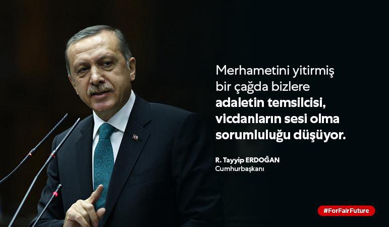 Daha adil bir dünya mümkün. Bunu tüm coğrafyalarda mazlumun gür sesi olan bizler, hep birlikte merhametle inşa edeceğiz. 

#ForFairFuture