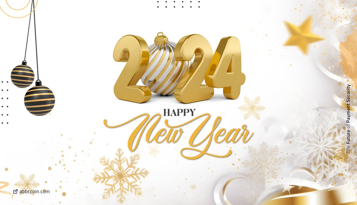 Celebrate the dawn of an exciting new chapter with ABBC 3.0 (#Zentu). #ABBCfoundation wishes you a Happy New Year. 

We hope this new chapter brings you more happiness, success, love, peace, and blessings! 🤩😍

#ABBCFoundation #ABBC_Coin #HappyNewYear #HappyNewYear2024