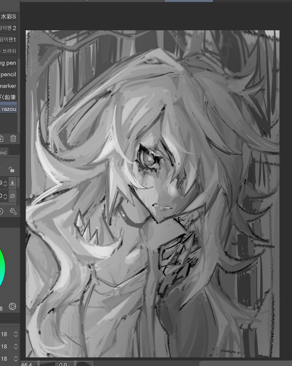 Not_Alibaba_'s tweet photo. Look at this cool drawing I made of my oc eons ago and never plan to finish 

٩( ᐛ )و

VELOURIA!!! https://t.co/z4UWJi3f0q