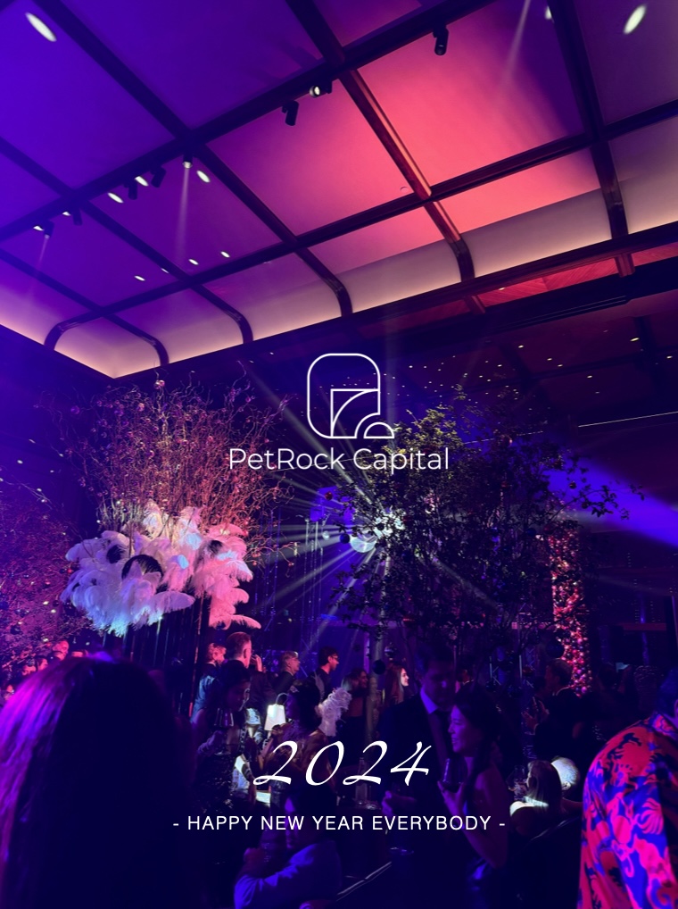 2024: Time to Rock Steady and Aim High! Happy New Year from all of us at PetRock Capital. Let’s shape a future filled with breakthroughs and prosperity!