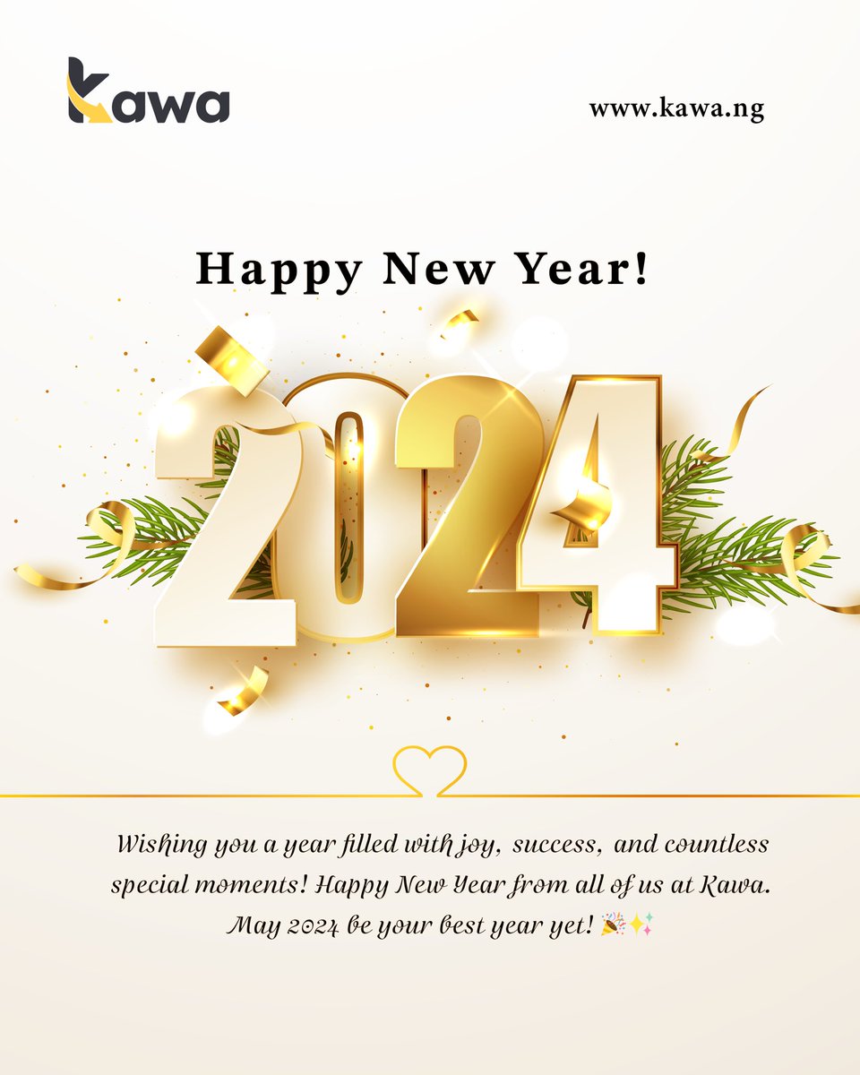 KawaSupport's tweet photo. Cheers to another year of connecting the dots and delivering excellence! Happy New Year from Kawa.
#kawa #dispatchservice #dispatchservicesinlagos #dispatchserviceinabuja #dispatchserviceinibadan #dispatchserviceinnigeria #newyear #season https://t.co/dtUyJblpaY
