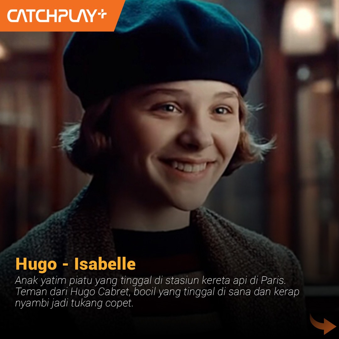 catchplayplusID's tweet photo. Terjun di film sejak masih bocil. Salah satunya di film #MartinScorsese, #Hugo. Beranjak dewasa, makin laris aja callingan yang datang buat cewek bernama #ChloeGraceMoretz ini.
Apa lima karakter terkenalnya?
#CATCHPLAYPLUS #Hugo #NovemberCriminal #ShadowintheCloud https://t.co/zxNLkjgwhn
