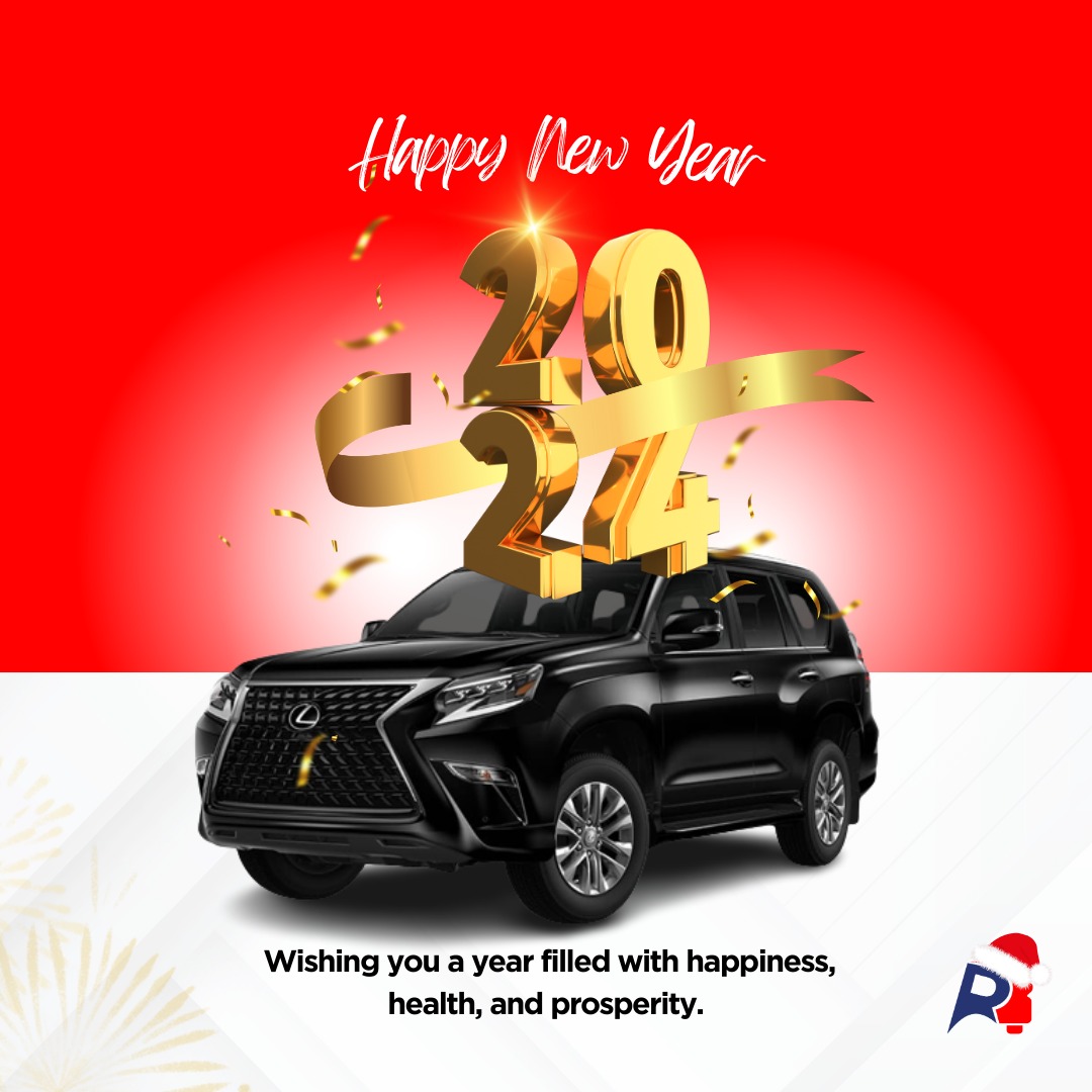 Happy New Year to all our Esteemed Clients🎉

.
.
.

Thank you for riding with us in 2023🤗

We look forward to more enjoyable trips with you all this 2024😍

#2024 #HappyNewYear2024 #readycars  #exploreNigeria #travel #readytomove #carhire #carrentalinlagos #carrentalinibadan
