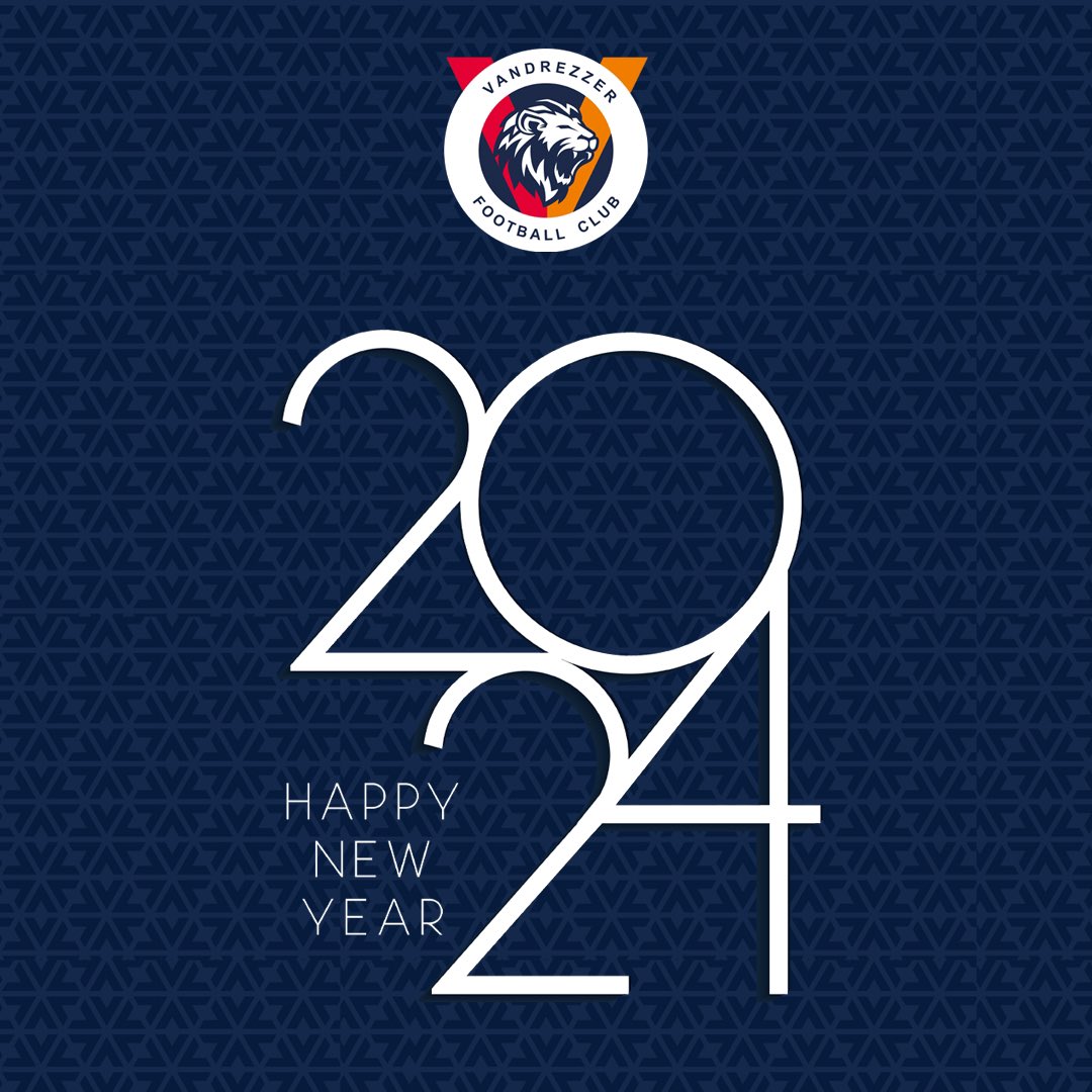 Wishing all LIONS a Happy New Year, from everyone at Vandrezzer Football Club 🎊🎉🥳 #2024 #happynewyear #vandrezzerfc