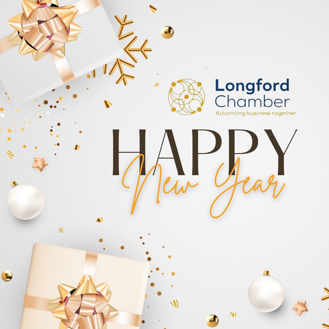 Happy New Year from all of us here at Longford Chamber!

Wishing you a happy, healthy and successful 2024.