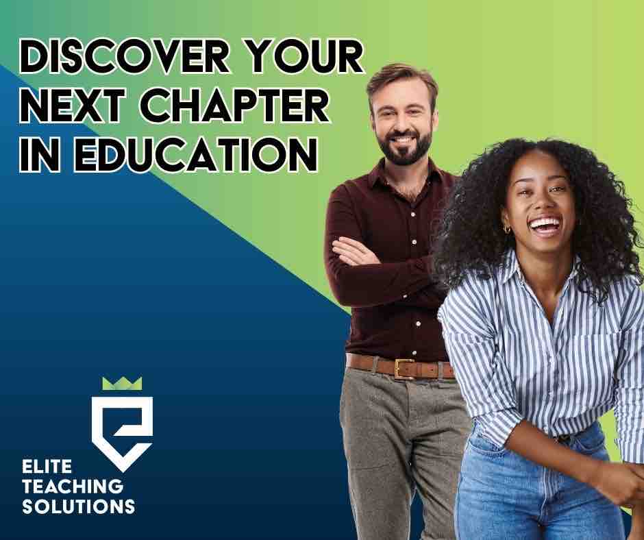 Start the new year off in your dream Career!
Elite Teaching Solutions offers personalised recruitment services to connect you with the ideal teaching position.
Search our current vacancies now - eliteteachingsolutions.com
#eliteteachingsolutions #teacherrecruitment