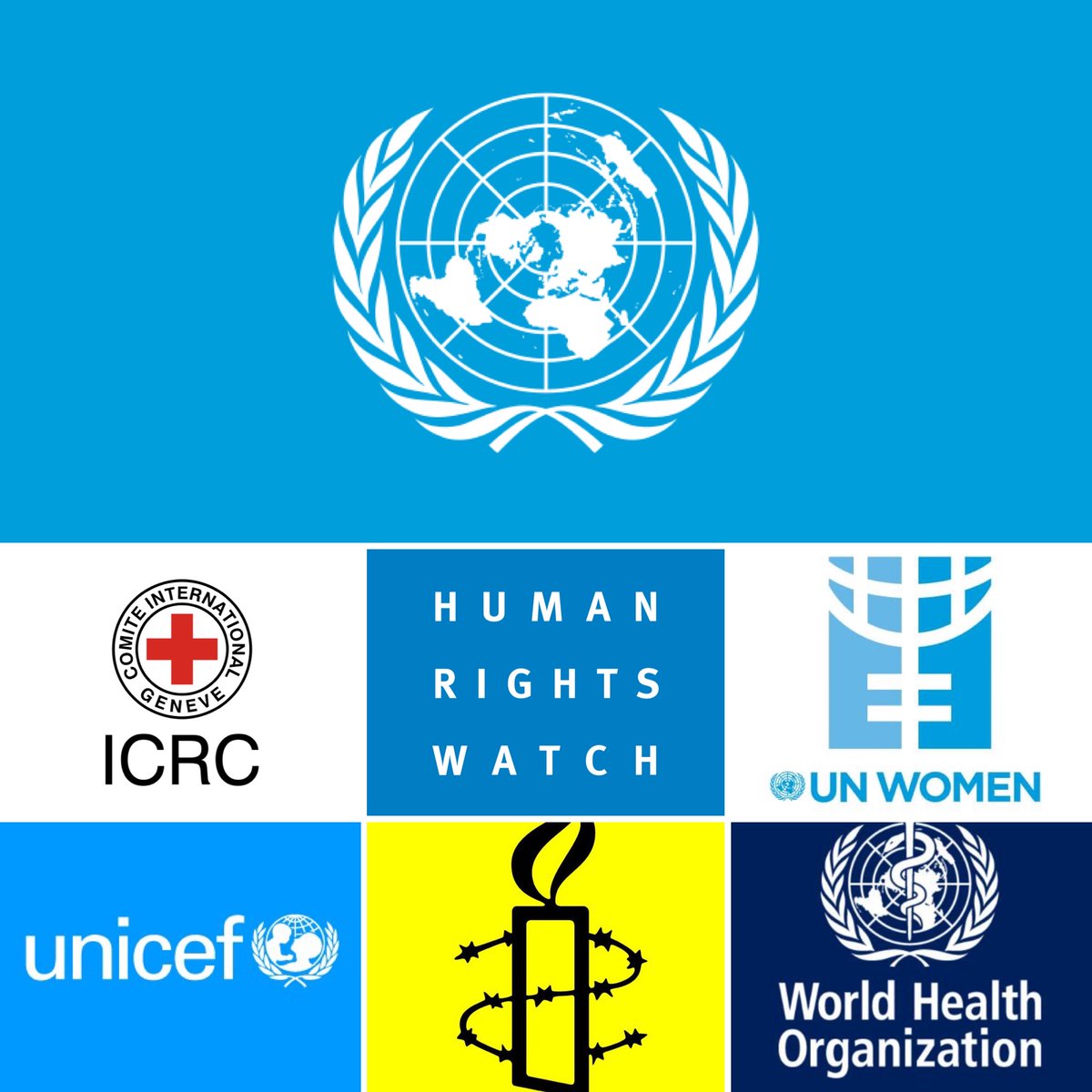 In 2023, we learnt that the UN and international human rights groups abrogated their duties and entirely abandoned Israeli victims of the Hamas massacre.

All of you have an eternal stain, which we will not forget, nor excuse! <a href="/UN/">United Nations</a> <a href="/ICRC/">ICRC</a> <a href="/UN_Women/">UN Women</a> <a href="/UNICEF/">UNICEF</a> <a href="/hrw/">Human Rights Watch</a> <a href="/amnesty/">Amnesty International</a> <a href="/WHO/">World Health Organization (WHO)</a>