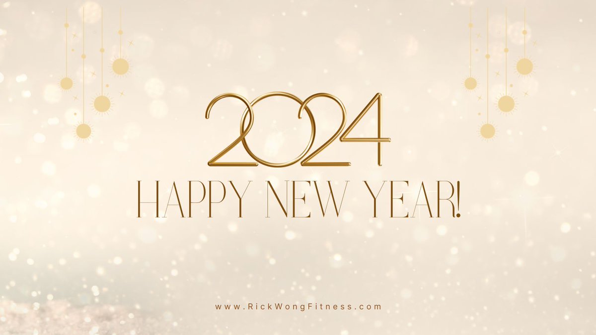 BodyByRick's tweet photo. Wishing all my fitness clients a Happy New Year filled with joy, peace and success. Thank You for all your trust and partnership in the past year! Here's to achieving new milestones together in 2024! 🥳🥂 https://t.co/1r1RSllBCa 
https://t.co/CZGjbrqwAt  
#HappyNewYear https://t.co/OaRVyhfKmA
