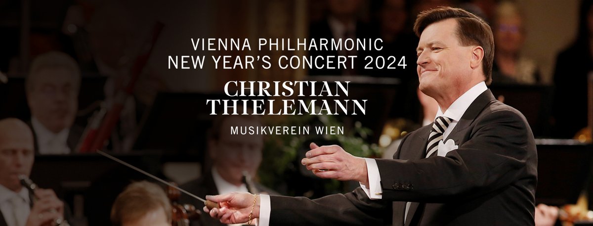 ✨Happy New Year 2024!✨
The Vienna Philharmonic wishes you all "Prosit Neujahr"!

New Year's Concert 2024 with Maestro Christian Thielemann:
wienerphilharmoniker.at/de/neujahrskon…