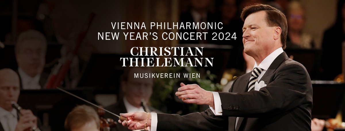 ✨Happy New Year 2024!✨ The Vienna Philharmonic wishes you all 'Prosit Neujahr'! New Year's Concert 2024 with Maestro Christian Thielemann: wienerphilharmoniker.at/de/neujahrskon…