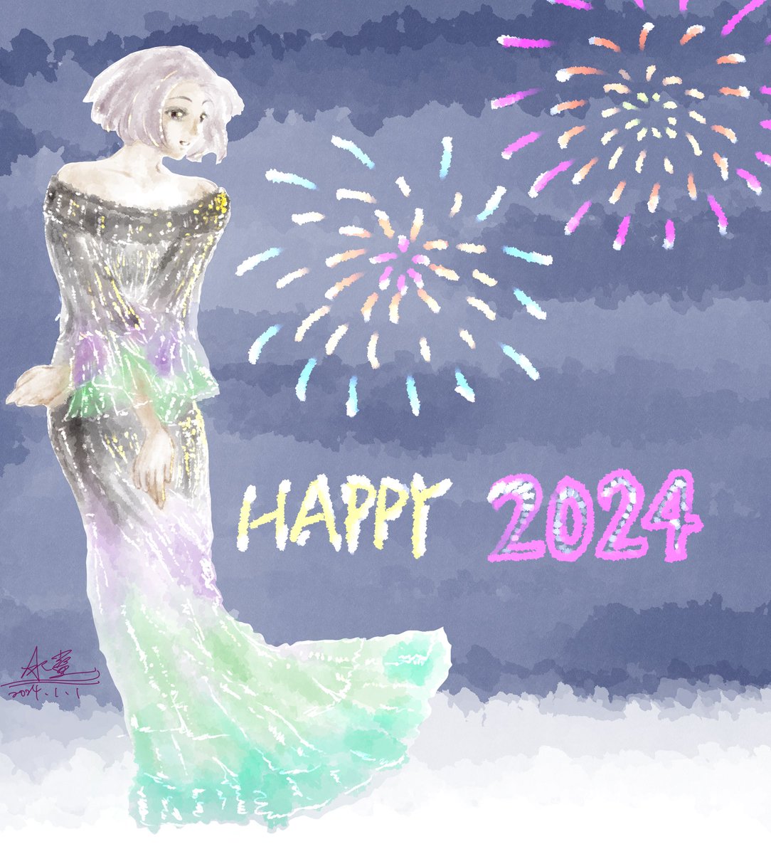 iceblueinwind's tweet photo. 老場佈祝大家 2024 新年快樂!!
2024 Happy New Year!!
#SelfPromiseWeek 74
#HappyNewYear2024 #HappyNewYear #drawing #originalcharacter https://t.co/tF7GNNFWd3