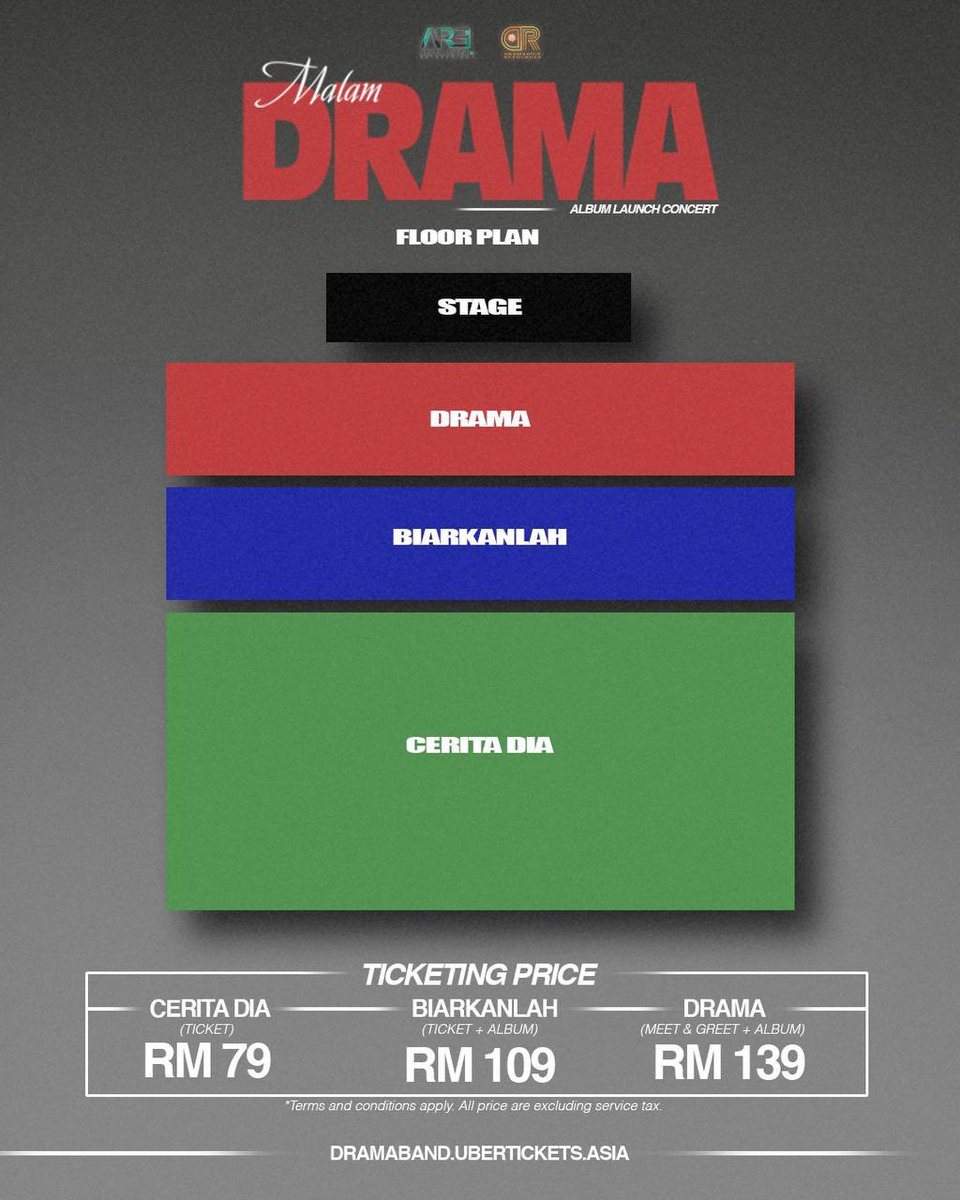 Tix dah boleh beli !! Join link bwh ni utk dptkan tix MALAM DRAMA 

t.me/gengdramaband