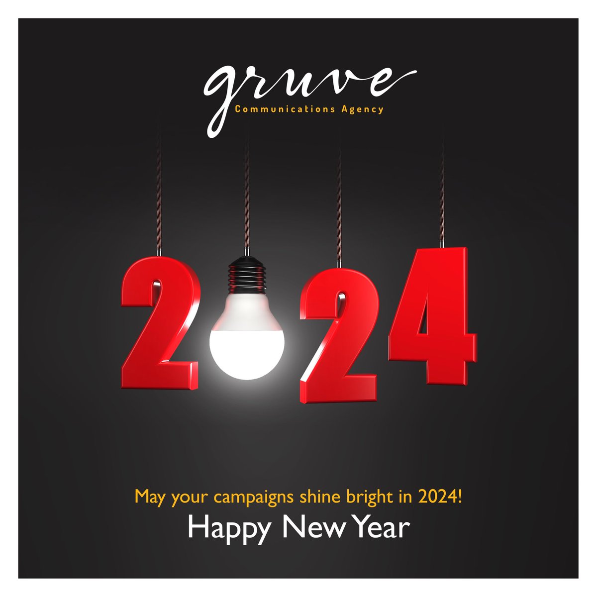 GruveGlobal's tweet photo. Happy New Year to everyone from all of us at Gruve Communications.

#NewYear #2024 #NewGoals #Farewell #HappyNewYear #NewYear2024  #GruveCommunications #GruveSocialMedia https://t.co/nE1SHDlGWR