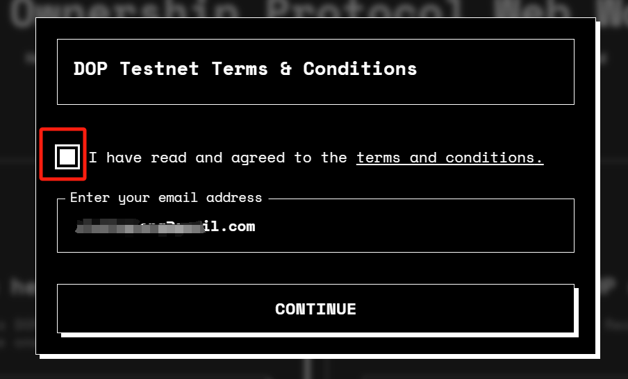 Lemning's tweet photo. DOP项目-0撸教程（一）共3篇
1.访问DOP官网，点【Testnet】,弹出的页面勾选并输入邮箱
https://t.co/jS6xyOMpW0
2.按流程创建一个钱包：设置密码-重复密码输入-保存助记词-验证助记词-完成创建-保存好私钥。 https://t.co/BtmhfbMAEp