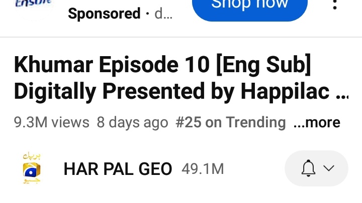 Iqra72639562's tweet photo. Khumar episode 10 11 and 12 still trending on you tube in pakistan our king and queen ruling the heart β€π₯πΈπ€΄πβ€β€ππ€§#Fareem #Faiz #Hareem #Ferozekhan #Khumar #Neelammuneer #Neelroze https://t.co/NP7el4yPz1