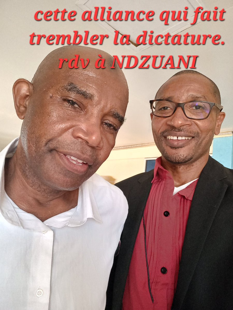Départ pour NDZUANI pour marquer officiellement le début dr la fin du régime sanguinaire dr <a href="/PR_AZALI/">AZALI Assoumani</a> et le fiston @CP_Fathou . 
<a href="/Hury_official/">Haraka Uhime Ritapiliye Yentsi (HURY)</a> , <a href="/comoresinfos/">Comoresinfos</a> <a href="/ToufeMaecha/">Toufé MAECHA</a> <a href="/OMchangama/">Oubeidillah Mchangama</a>