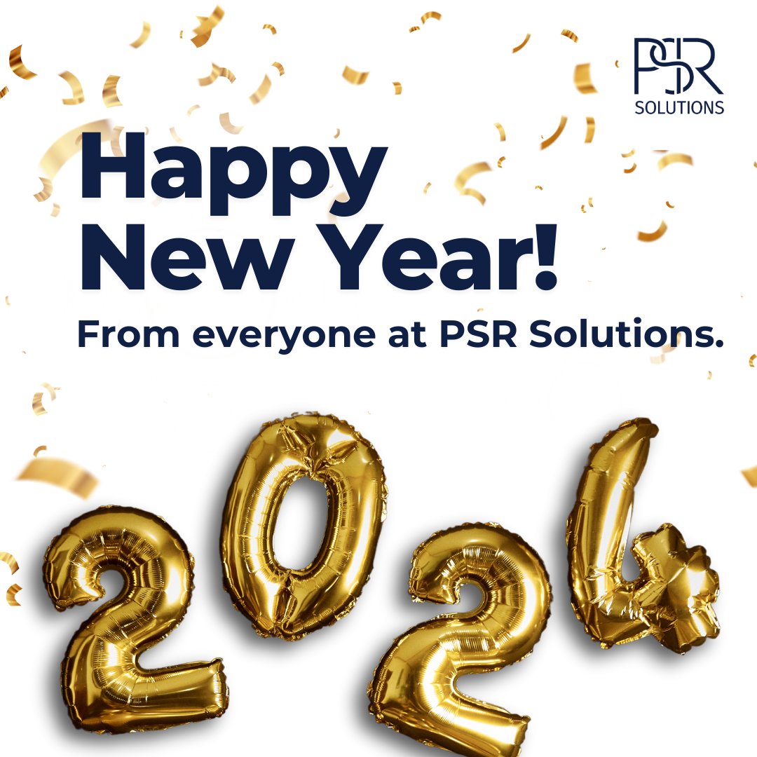 PSR_Solutions's tweet photo. From all of us here at PSR Solutions, we wish you a Happy New Year!  🎇 https://t.co/3H7SUTgdDf