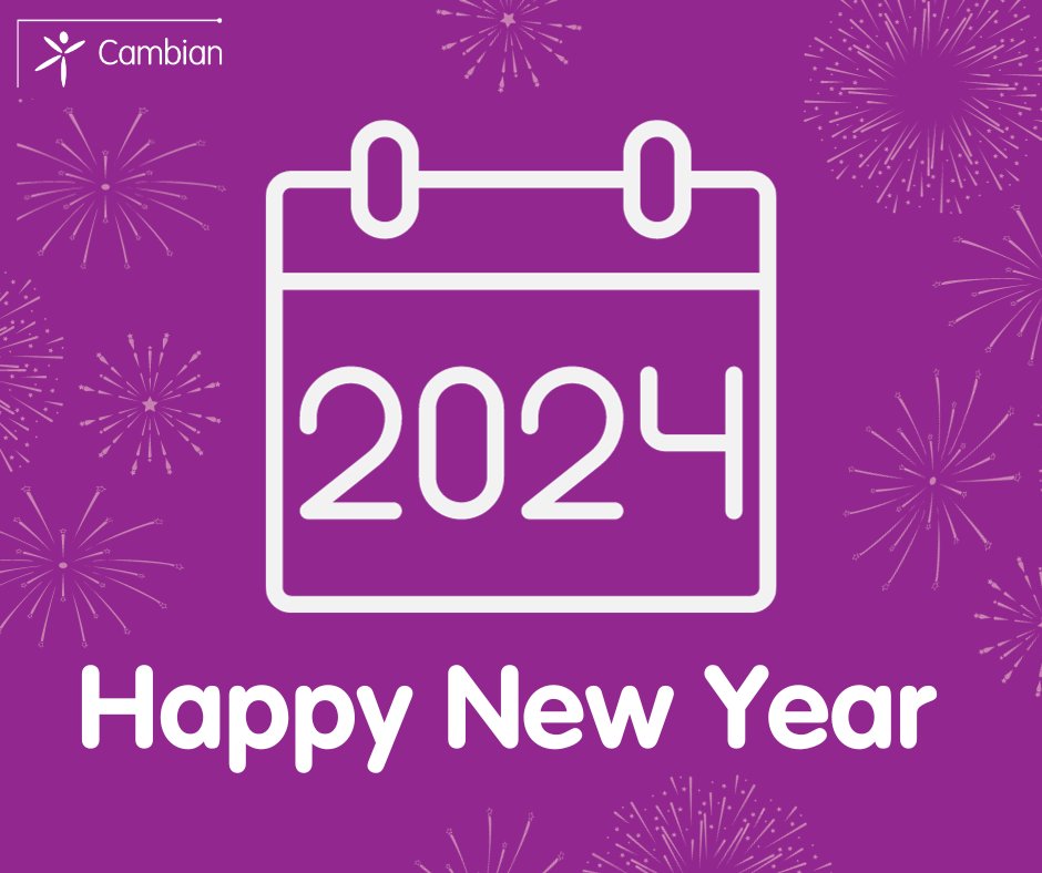 ✨Wishing you all a happy &amp; healthy New Year from all of us at Cambian! ✨