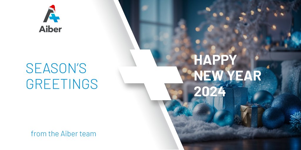 aiber_uk's tweet photo. From the team at Aiber, we wish you a Joyful festive season and a Happy New Year. All the best for a prosperous 2024!

#newyear2024 #happynewyear2024  #newyearseve #celebration  #greetings #2024 #eve https://t.co/SYD9ia0dWd