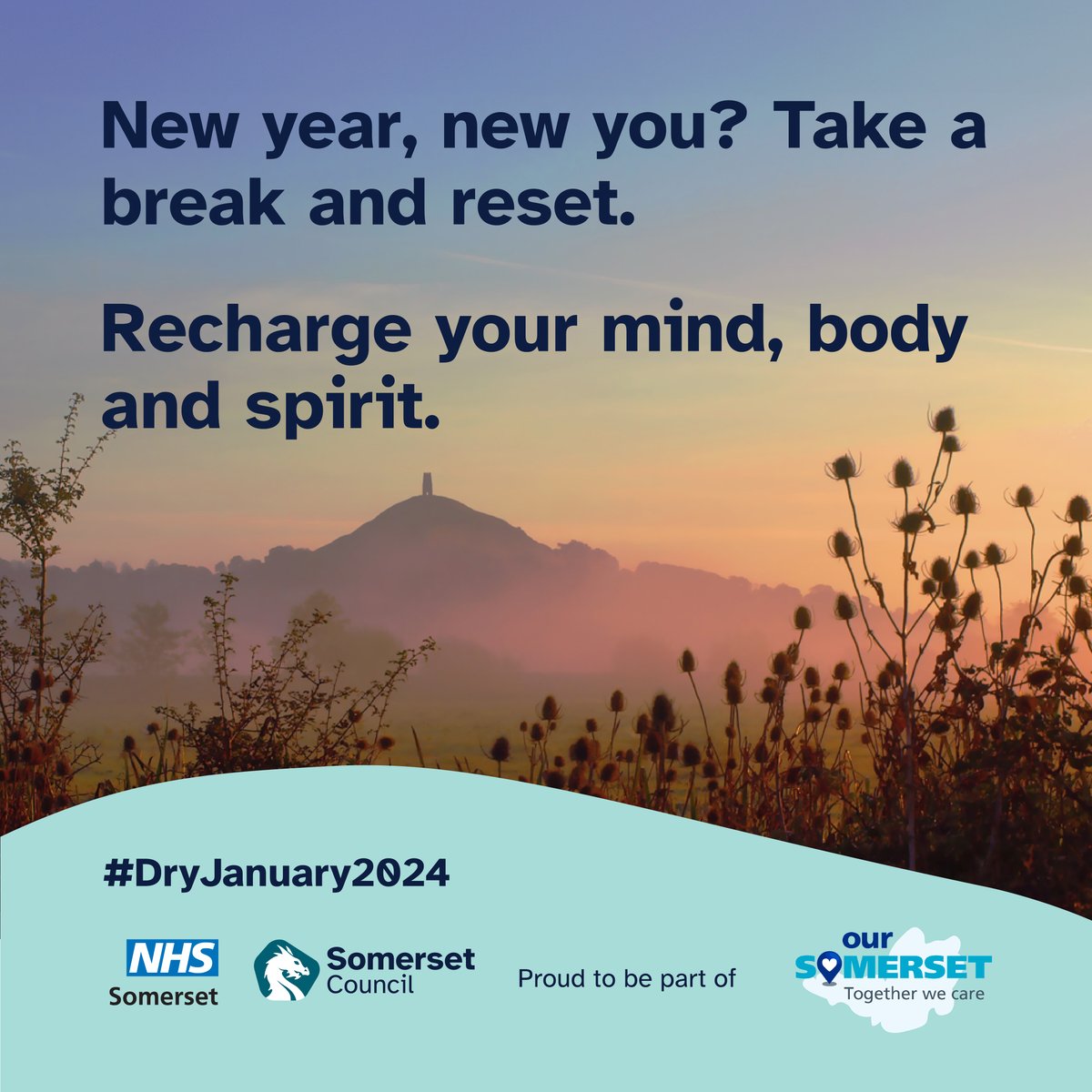 SDASdigital's tweet photo. #NewYear, #NewYou? Take a break and reset. #Recharge your #mind, #body and #spirit.

If you want to give #DryJanuary a go, visit @AlcoholChangeUK

#DryJanuary2024 #TakeABreak #Reset #Recharge #MindBodySpirit #ReduceAlcoholIntake #AlcoholChangeUK @somersetcouncil https://t.co/5F0iGyuPru