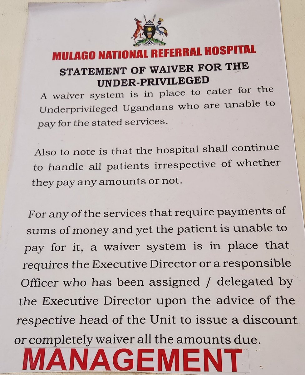 I guess there are some good things in this Uganda. I hope the masses know. It would be nice to have it in other languages also. @MulagoHospital