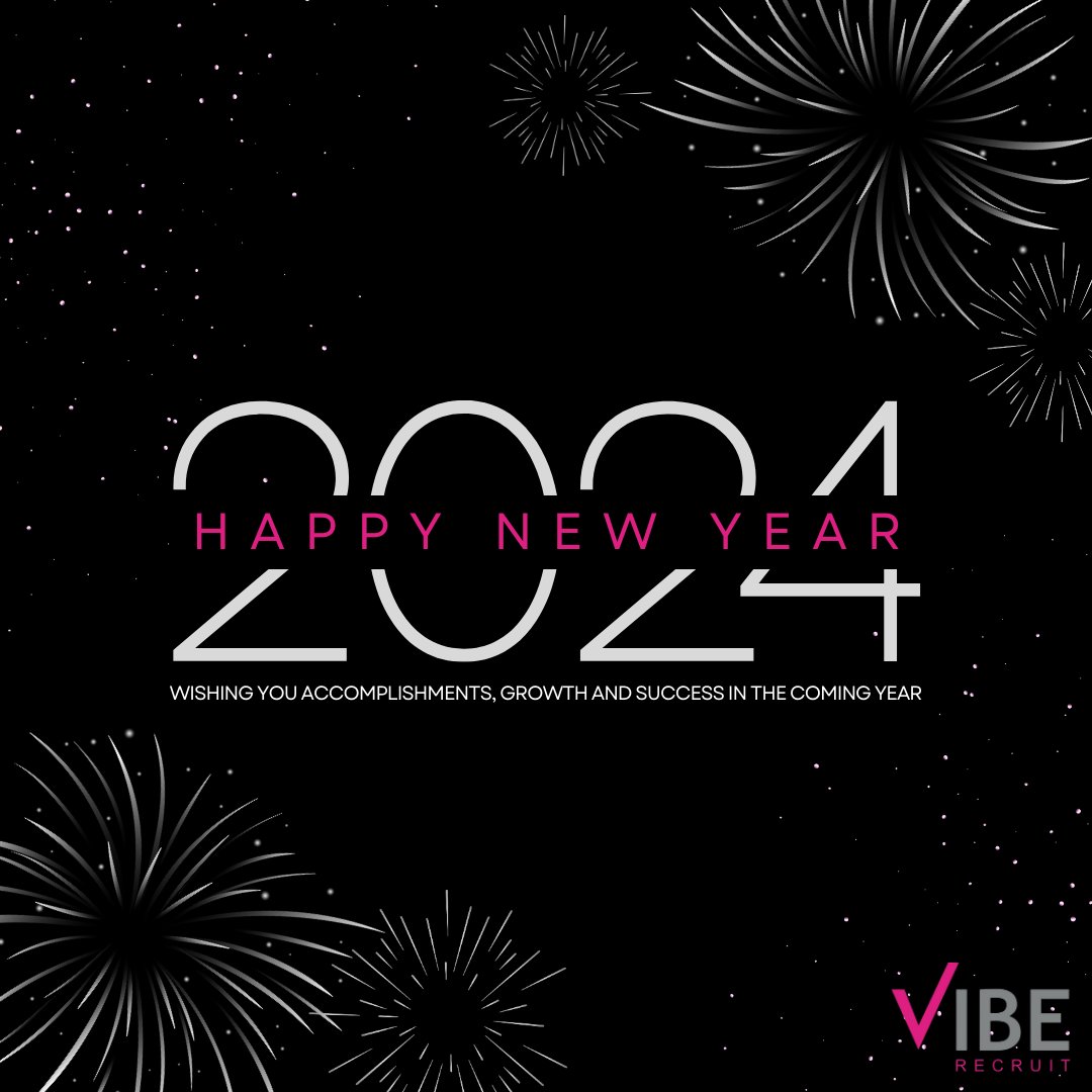 ✨ Happy New Year! ✨

2023 has been a year to remember, but we are filled with excitement for our plans to unveil throughout 2024. 

We hope you all have an incredible 2024. 🥂

#VibeRecruit #HappyNewYear #2024