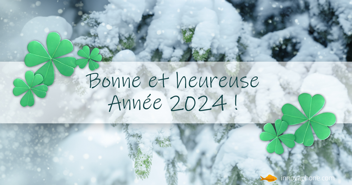 innovaphone_FR's tweet photo. 🍀🤩 Bonne et heureuse année 2️⃣0️⃣2️⃣4️⃣ 
Nous vous souhaitons à tous une année enrichissante sur le plan professionnel et personnel et sommes impatients de partager avec vous les nouveaux défis et opportunités qu'elle nous apportera ! 
Bonne année à tous ! 🍀🥂🤩 https://t.co/kdAwesPcUx