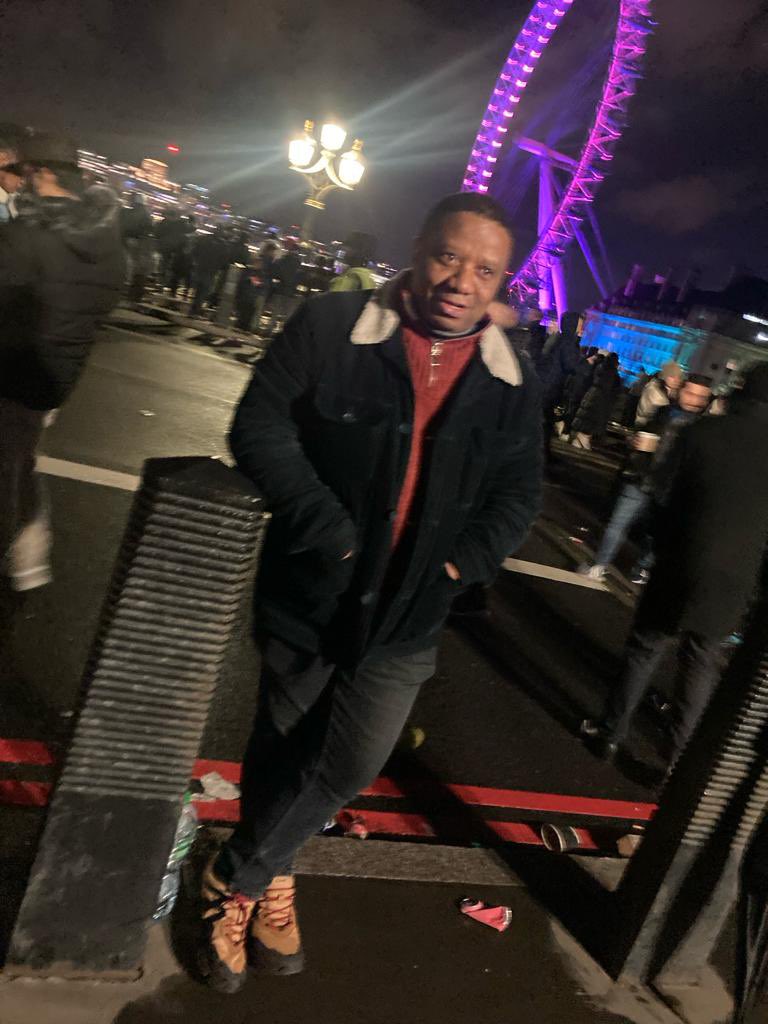 At London Eye Pier last night for the New Year’s Eve fireworks 💥