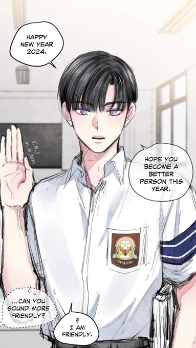 Introducing new OC in this new year!  His info is still a secret, one thing i could share is that he's a certified pria kanebo (kaku)  Anyway happy new year guyss! Let's start this new year with new hope 