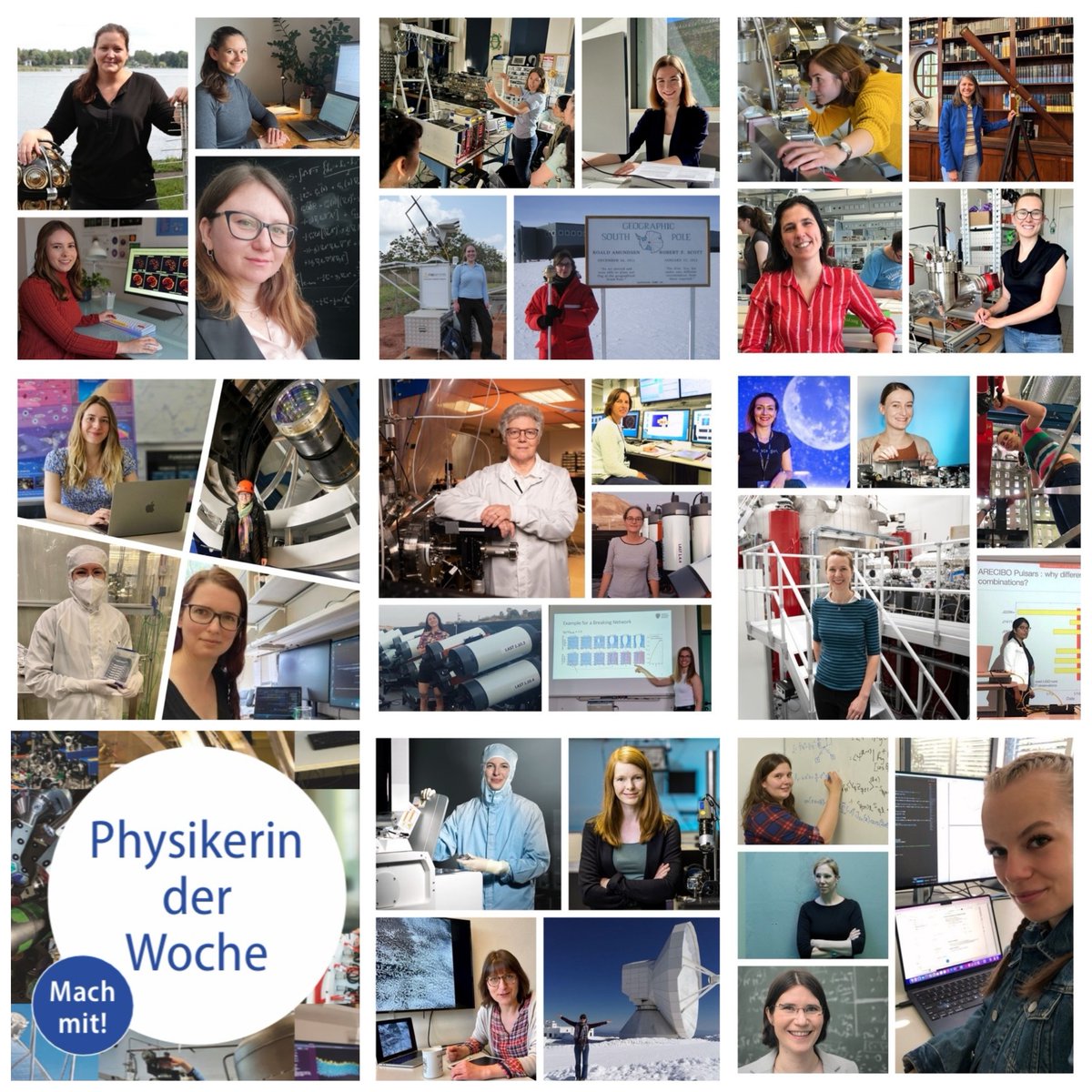 How can we boost the representation of #womeninphysics? For instance, by highlighting the profiles of #womeninstem - In 2023, we highlighted >40 #physikerinnen in 🇩🇪 with our project #physikerinderwoche 💪 Check out all profiles & get inspired  🥳👉 dpg-physik.de/vereinigungen/…