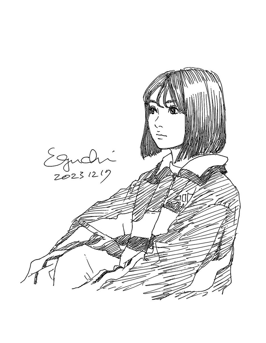 昨年12月の仙台POPSTEP展ライブスケッチで描かせていただいた男女33名