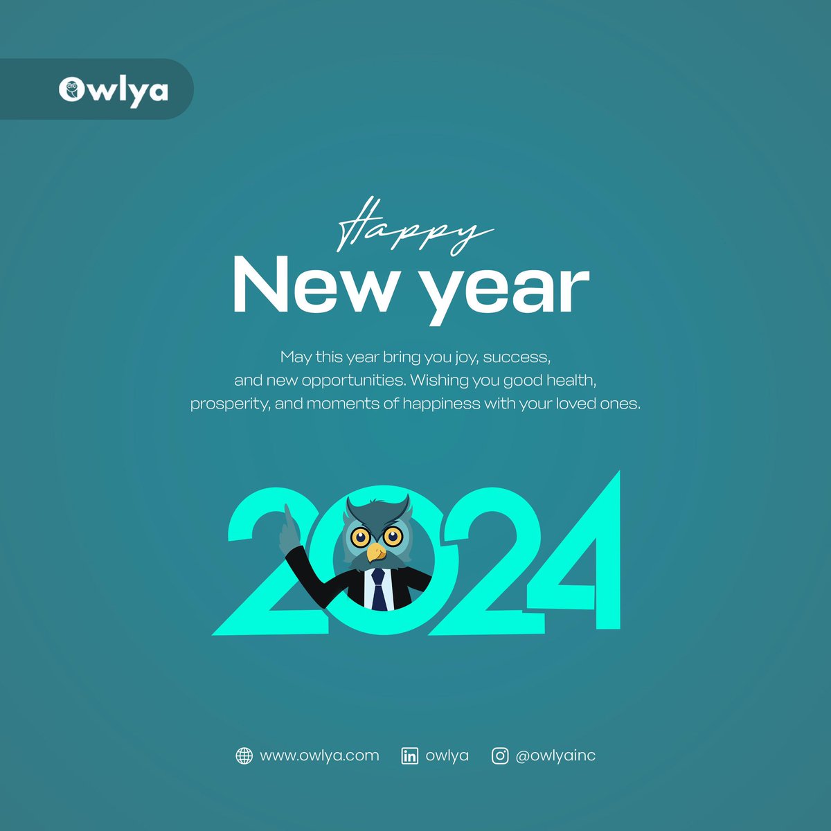 Cheers to a new chapter with owlya.🎉
.
.
#Owlya #liveproctoring #EducationTech #assessment #onlineassessment #AssessmentManagement  #owlyachristmas
#newyear #2024